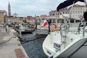 s/y Denar w pięknym słoweńskim porcie Piran