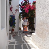 ...sporo spacerowaliśmy na greckich wyspach...